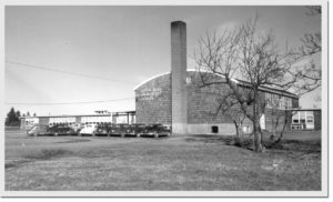 historic photo of Lieser Elementary, circa 1942